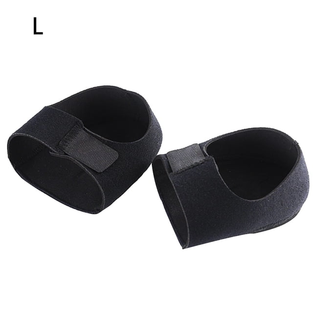Calcetines de gel para el talón, talla L, protección que absorbe los impactos para los pies, cómodos, con ganchos y presillas ajustables