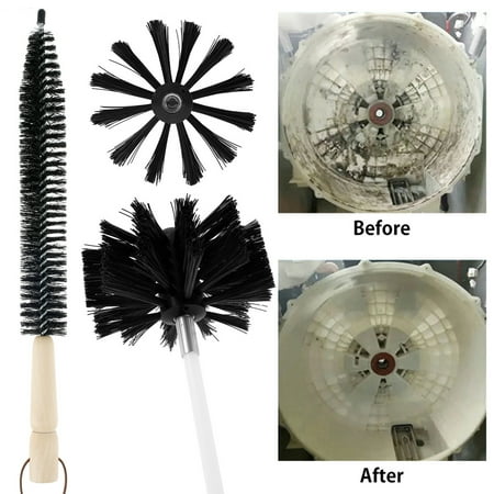 

GUSTVE 22PCS Chimney Sweep Kit Chimney Cleaning Brush Duct Vent Cleaning Set with 18 Nylon Rods for Fireplace Flue Dryer Vent