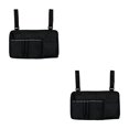 thumbnail image 1 of Billuyoard Wheelchair Side Bag Pouch Bed Pocket Phone Rail Organizer Negro 34 x 19.5 cm 2Conjunto, 1 of 1