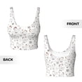 thumbnail image 5 of Picia Funny Chicken Sports Bra for Women,Padded Strappy Sports Bras Medium Support Yoga Bra with Removable Cups,Running Yoga Bra-Large, 5 of 9