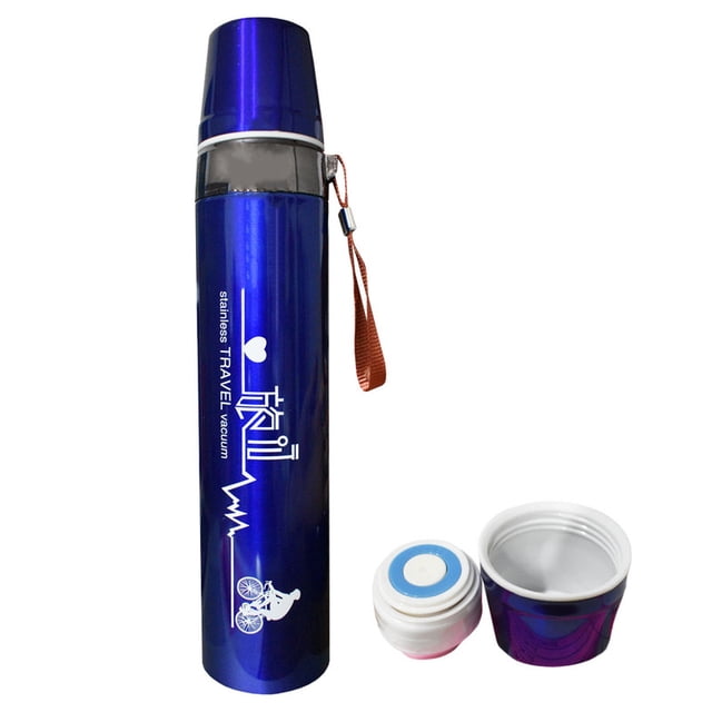 Termo Acero Inoxidable Importacion 1000 ml Azul