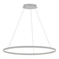 thumbnail image 1 of Dainolite Circulo 1-Light 63W Modern Metal Chandelier in Silver, 1 of 1