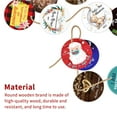 thumbnail image 4 of Diy Adornos De Navidad De Madera Hermosa Y Elegante Decoración De Madera Redonda Círculos De Madera Artesanía Para Pared De Ventana Patio Interior Al Aire Libre Patio Casa 12Pcs Cateissary HA027923-01, 4 of 7