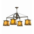 thumbnail image 5 of Meyda 142132 41 in. Kirkpatrick 4 Light Chandelier, Antique Copper, 5 of 6