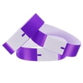 thumbnail image 1 of Uxcell 100Pcs Pulseras de Papel para Eventos, Impermeables, Prevención de Reutilización, Pulsera de Identificación para Eventos, Fiesta, Concierto, Entrada al Bar (Lavanda), 1 of 7