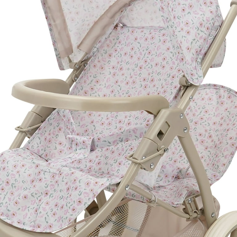 509 Crew: Little Flora - Mabelle Duo Twin Doll Stroller - Flower