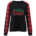 thumbnail image 4 of Timegard Hauts à Manches Longues pour Femmes Imprimé de Noël Col Rond Blouse Ample Confortable Automne Hauts Décontractés, 4 of 4