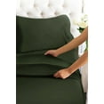 thumbnail image 7 of CGK Linens 4-Piece Ultra Soft & Comfy Hotel Luxury Sheet Set - Queen Size Cooling Bed Sheet Fits 8"-16" Mattresses, Emerald Green, 7 of 7