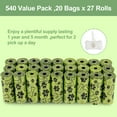 thumbnail image 6 of PayUSD Dog Poop Bags Dog Waste Bags with Dispenser 27 Rolls 540 Counts 0.8C Thickness, 6 of 7