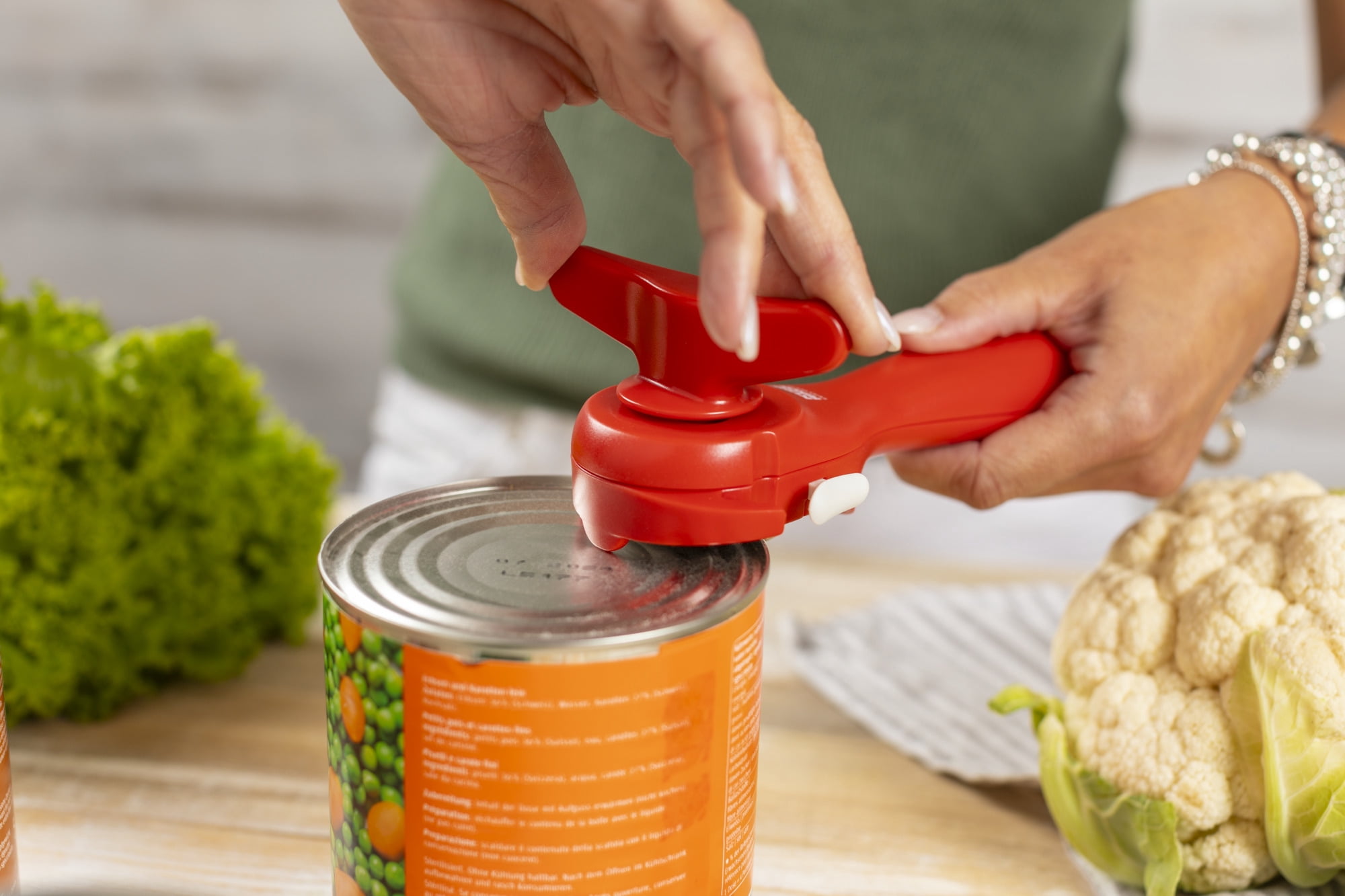 Kuhn Rikon Auto Safety Smooth Edge Non-Slip Stainless Steel Manual Can Openers