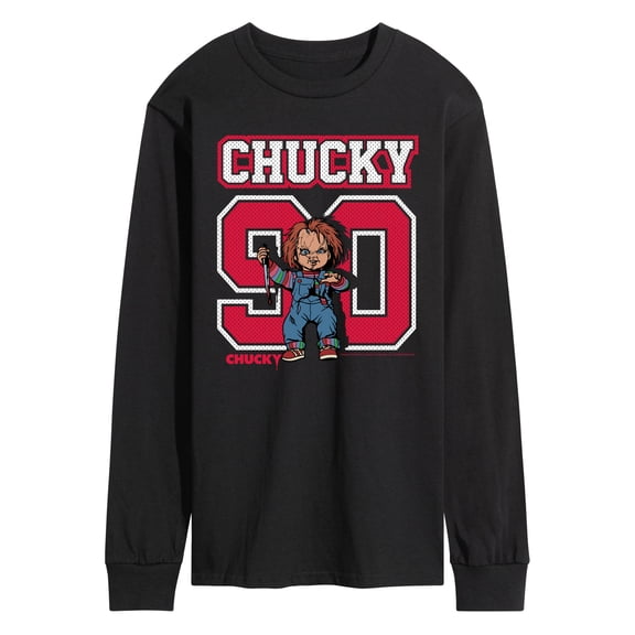 Chucky - Block Jersey - Men's Long Sleeve Graphic T-Shirt
