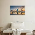 thumbnail image 2 of Elephant Stock Milwaukee Downtown Wall Art - Horizontal Canvas Wall Art - Living Room Wall Decor - Places Canvas - Gray And Orange Decor - 30" x 20", 2 of 8