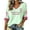 Green #70, variant on DORKASM Women's Breast Cancer Shirts V Neck Gifts Shirt 3/4 Sleeve Breast Cancer Awareness Fashion Hope Love Wings Shirts Cancer Survivor Trendy Tshirt Black L