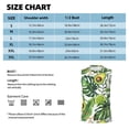 thumbnail image 6 of Bixox Men's Watercolor Green Tropical Printed Shirt Sleeveless Fitness Tank Top-Medium, 6 of 7