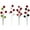 4Pcs: A+B+C+D, variant on 4Pcs Christmas Tree Picks Decorations Red Green Christmas Ornaments Xmas Floral Branches and Ball Picks Decoration for Holiday Christmas Tree Decorations