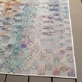 thumbnail image 4 of SAFAVIEH Rainbow Jamel Abstract Indoor/Outdoor Runner Rug, Blue/Gold, 2'6" x 8', 4 of 6
