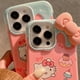 thumbnail image 4 of Sanrio-funda de Hello Kitty con lazo 3D para iPhone, 15, 14, 13, 11, 12 Pro Max, Mini, XS, XR, 7, 8 Plus, SE2, cubierta de helado a prueba de golpes, Y2K, 4 of 5