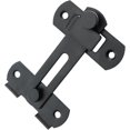 thumbnail image 3 of Pestillo de acero inoxidable negro de 100 x 70 mm para baño, pestillo simple, pestillo para puerta corrediza de granero, 18, 3 of 5