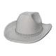thumbnail image 2 of Sombrero de vaquero con , sombrero de , sombrero de sol para discoteca, accesorio de fiesta, vestido elegante Blanco Jinwen sombrero de vaquero, 2 of 8