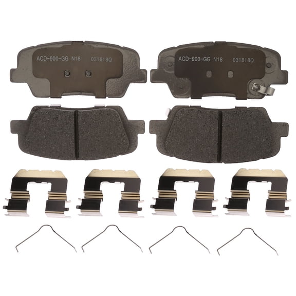 ACDelco Disc Brake Pad Set Fits select: 2016-2020 KIA SORENTO, 2017-2018 HYUNDAI SANTA FE SPORT