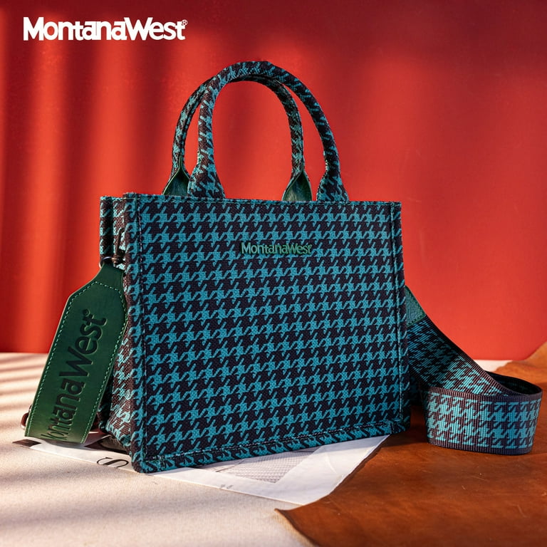 Montana West Tote Bag for Women Top Handle Purses Shoulder Handbags with Strap Women s Size Small Green
