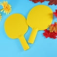 thumbnail image 2 of MOVTOTOP 1 Pair Table Tennis Bats Plastic Racket Children Practice Training Plastic Pats for Kids (Yellow), 2 of 6