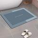 thumbnail image 3 of Alfombra de baño súper absorbente de diatomita, de secado rápido, lavable, fácil de limpiar. Rectángulo Azul L, 3 of 7