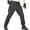 Black, variant on PEASKJP Cargo Pants Men Cargo Pants Mens Cargo Pant with Drawstrings (AG,4XL)