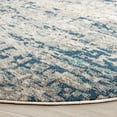 thumbnail image 4 of SAFAVIEH Madison Kebo Abstract Area Rug, Grey/Blue, 3' x 3' Round, 4 of 8