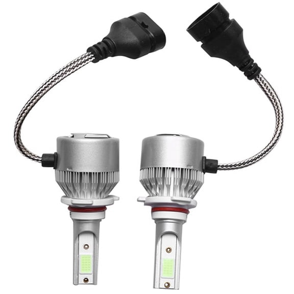 C6 Led Car Headlight Bulbs 2Pcs 8000K Light Blue Led Fog Light- Bulbs 72W 8000Lm Conversion Kits Autolamps 9005/Hb3