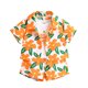 thumbnail image 1 of Gibobby Conjunto de 3 piezas Trajes Conjunto térmico bebé Niño Niñas Estampados florales lindos Chaleco de manga corta Tops Pantalones cortos(Naranja, 3-4 Años), 1 of 5