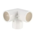 thumbnail image 3 of Accesorio de tubería en forma de T de 3 vías Uxcell de grado de muebles de 0.98 pulgadas color blanco 1 Pcs, 3 of 3