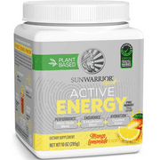 Sunwarrior Sport Vegan Preworkout Powder | Active Energy Mix, Mango Lemonade, 285g