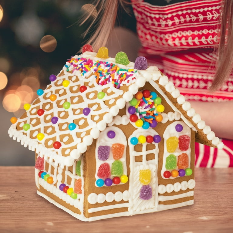 Candyland Prebuilt Holiday Gingerbread House Kit, 29 oz - Walmart.com