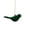 Army Green, variant on Leodye 1PCS Flocked Bird Shaped Christmas Hanging Ornaments, Delicate Lightweight Pendant for Xmas Tree Home Holiday Scene Decor -4.53IN
