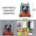 thumbnail image 2 of Easygdp Cool Dog In Hoodie Drawstring Backpack Gym Bag,Sport Gym Sackpack,Gym Sack with Side Pocket for Men Women, 2 of 6