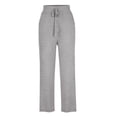 thumbnail image 6 of Yoga Pants Women Bootcut High Waisted Wide Leg Leggings Workout Loose Lounge Sweatpants Baggy Gym Compression Joggers Plus Size, 6 of 9