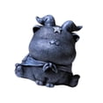 thumbnail image 4 of Estatua de gato de resina, regalo para amantes del té, decoración del hogar, adorno de mesa. D, 4 of 9