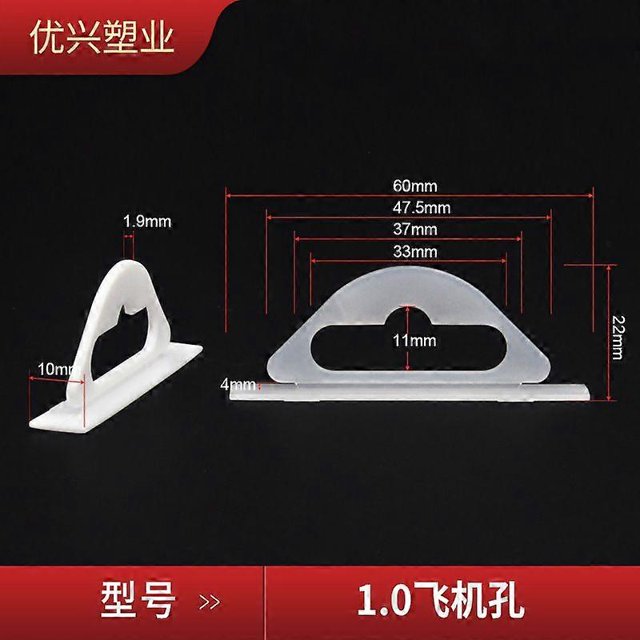 200pcs Hook with Slot Hole: Retail and Home Use Protects Hooks from Damage Enhances Product Display for Various Sizes and Shapes