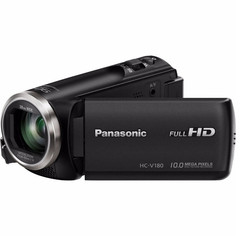 周辺機器 Panasonic HC V180 Panasonic V180 Full HD 1080p Camcorder with Battery Charger Travel
