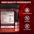 thumbnail image 6 of Creatine Monohydrate Gummies for Men and Women, Sugar-Free, Vegan, Blueberry Flavor, 120 Count, 6 of 8