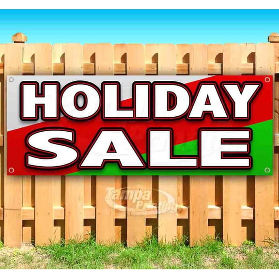 Holiday Sale 13 oz Vinyl Banner With Metal Grommets