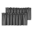 thumbnail image 1 of 2Pcs Blackout Valance Thickened High Shading Solid Color Kitchen/Bathroom Soft Silky Stylish Window-hy, 1 of 5