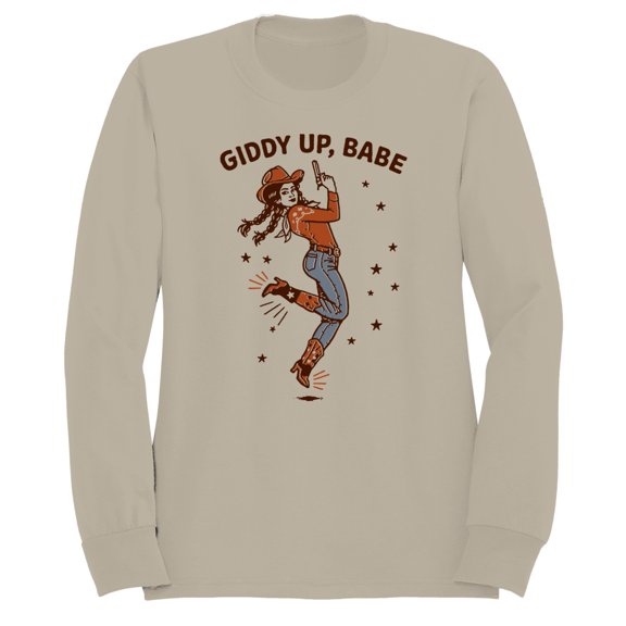 Giddy Up Cowgirl Babe Women's Sweatshirt