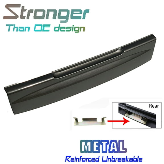 CF Advance For 02-05 Ford Explorer Rear Tailgate License Plate Shield Handle Metal Bracket TK Mineral Gray Metallic 2002 2003 2004 2005