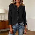 thumbnail image 4 of Lightweight Jacket Women Solid Color Long Sleeve Button Front Top For Everyday Casual Wear Spring Jackets For Women, 4 of 7