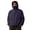 Dark Blue, variant on Men Full Face Mesh Mask Hooded Sun Protection Jacket, Elastic Cuff Lightweight Zip Up Outdoor Windproof Coat