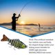 thumbnail image 3 of Naiovety Paquete de 3 señuelos de pesca de plástico de agua salada cebo falso atracción al aire libre Swimbaits artificiales Crankbait accesorio 10cm Pescar tipo 8 Naiovety OD023723-08, 3 of 6