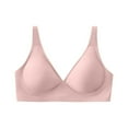 thumbnail image 4 of Telankuip Seamless Wireless Deep V Bralettes Womens Push up No Underwire Smooth Comfortable Full Coverage Bras Stretchy Soft Lift Supportive Breathable Bras Pink XXXXL, 4 of 4