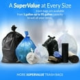 thumbnail image 5 of 6-10 Gallon Black Trash Bags - 1000 Count Heavy Duty Leak Proof Garbage Bags for Bathroom Kitchen Office, 5 of 5